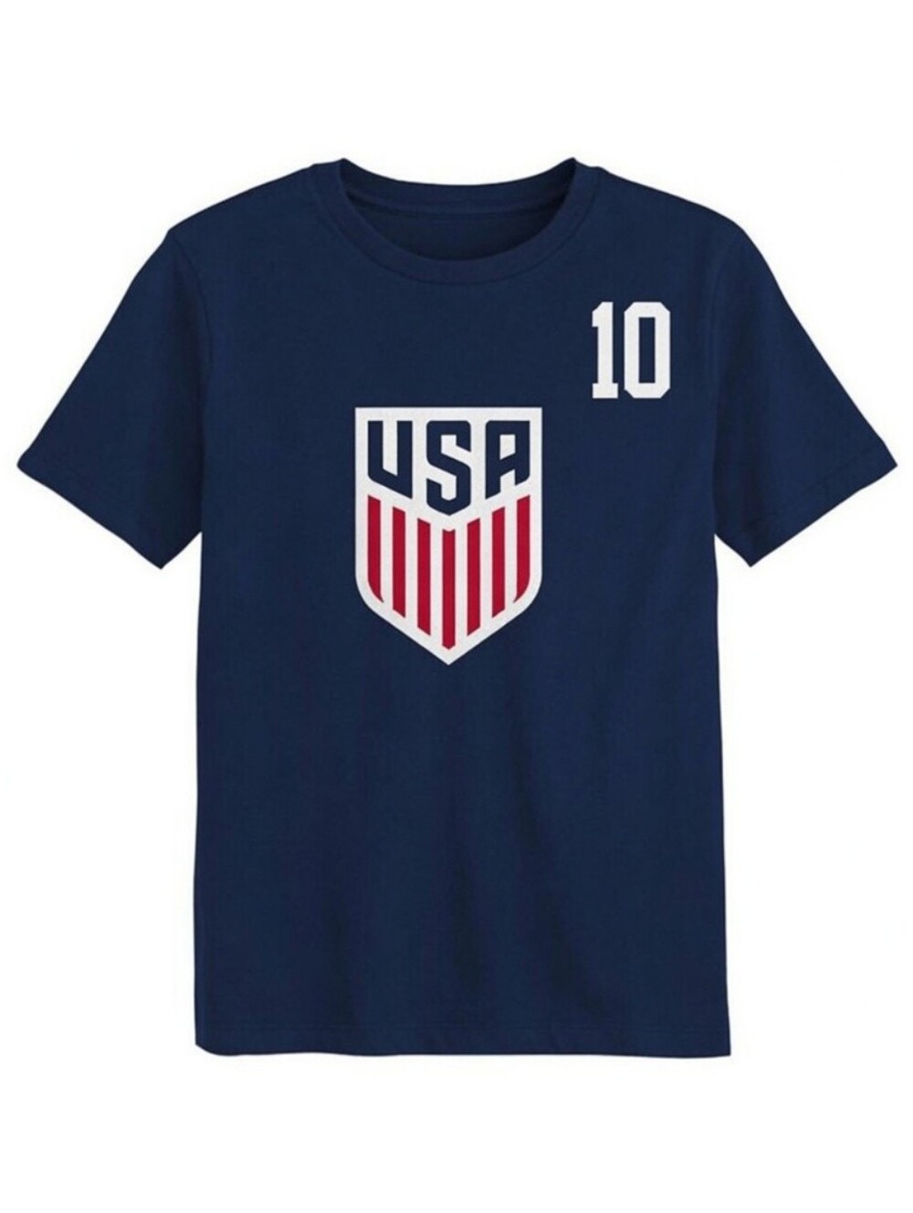 Boys US Soccer T-Shirt XS (4-5) Navy Soccer NWT ⚽ Christian Pulisic #10